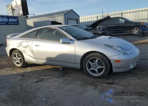 2000 Toyota Celica Gts from USA, damaged, VIN JTDDY32T7Y0023659